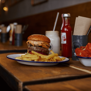 Chicken Burger & Chips